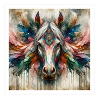 Ornate Horse Portrait (Print Only)