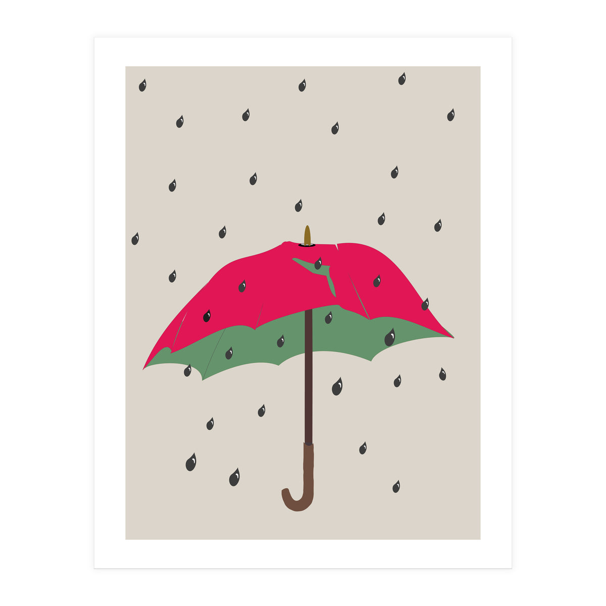 Watermelon Umbrella (Print Only)