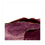 Burgundy & Gold Agate Texture 28 (Print Only) thumbnail