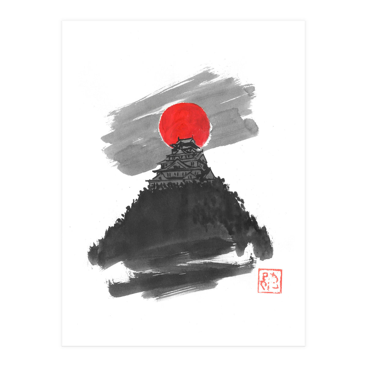 Castle And Moon 2023 (Print Only)