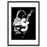 Pat Metheny American Jazz Musician in Monochrome thumbnail