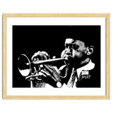 Don Cherry American Jazz Trumpeter in Grayscale thumbnail