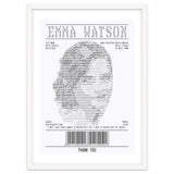 Receipt Art Emma Watson thumbnail