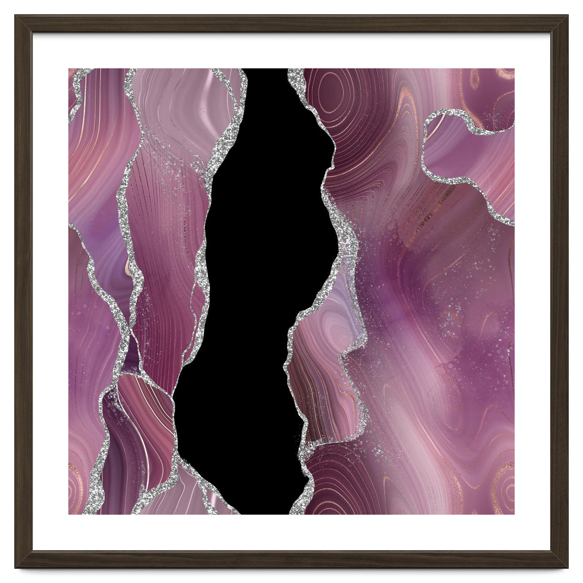 Mauve & Silver Agate Texture 01