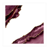 Burgundy & Gold Agate Texture 19  (Print Only) thumbnail