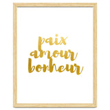 Peace Love Happiness #society6 #decor #buyart thumbnail