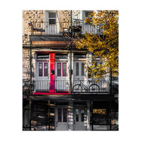 Montreal Bicycle Balcony No 1 Color Version (Print Only)