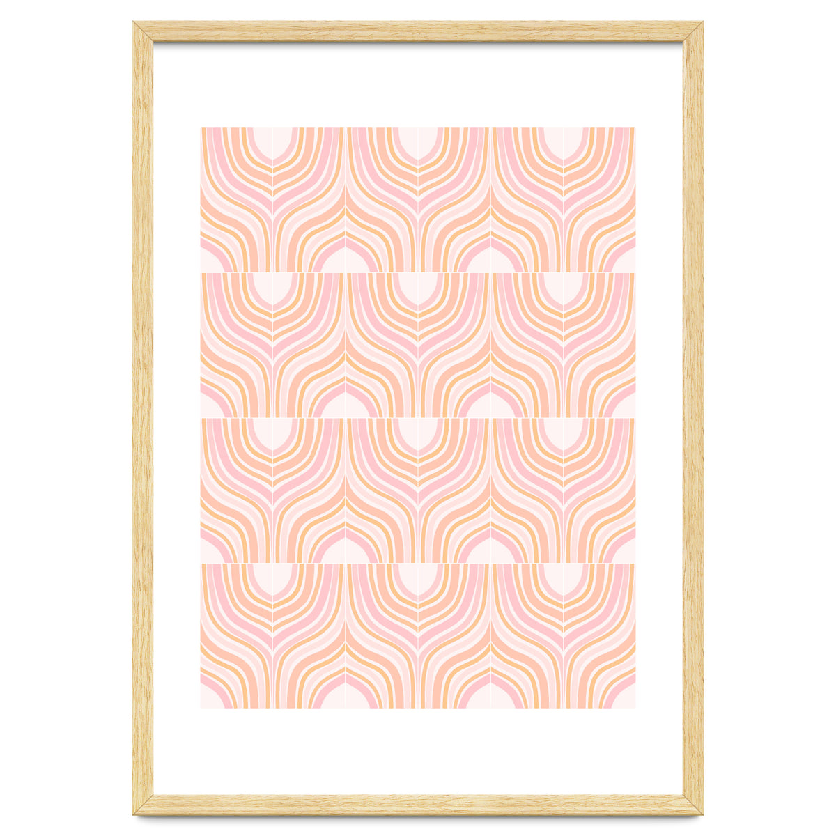 Peachy Marbeling Tiles