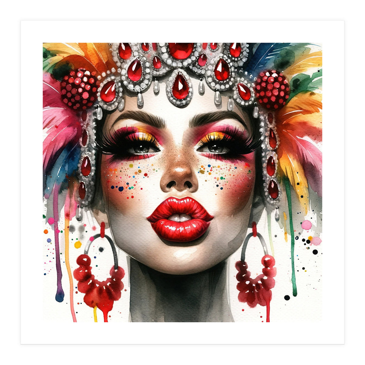 Carnival Muse Of Rio (Print Only)