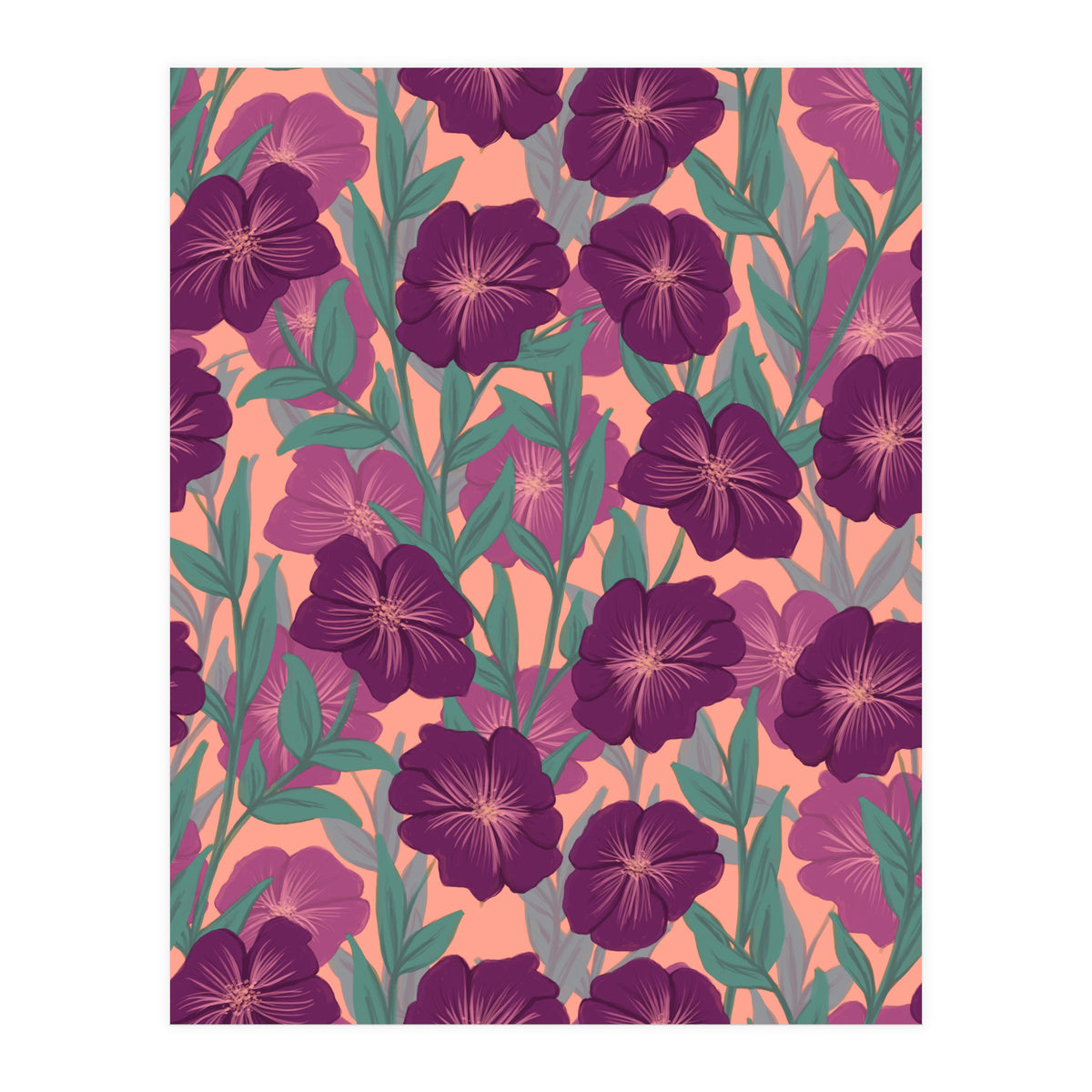 Bold Bloom Purple (Print Only)