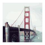 Golden Gate Watercolor Art (Print Only) thumbnail