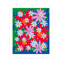 Bold Colorful Daisies (Print Only)