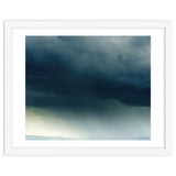 Storm Rain Clouds Watercolor Painting Blue Minimal Dark Sky Graphic thumbnail