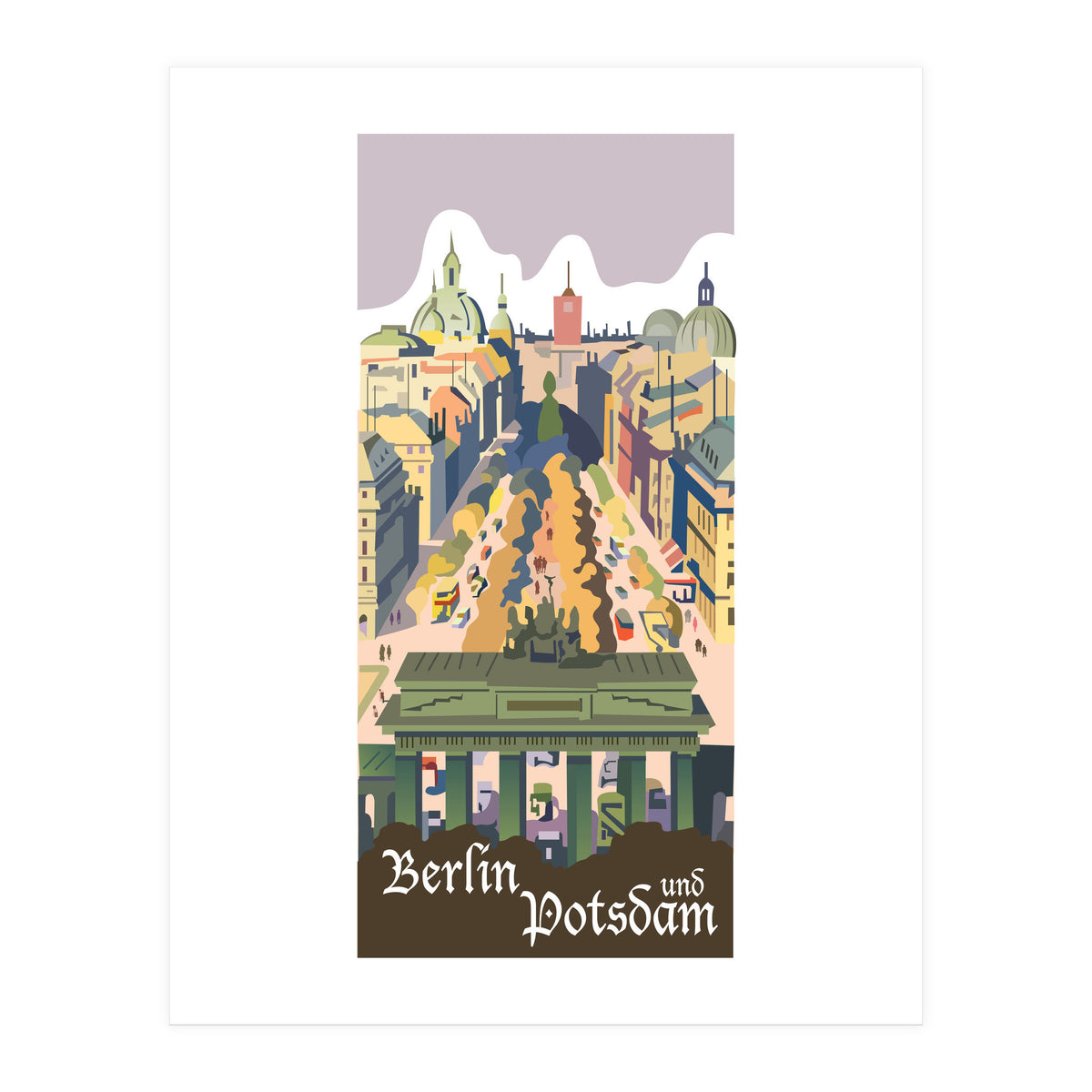 Berlin And Potsdam (Print Only)