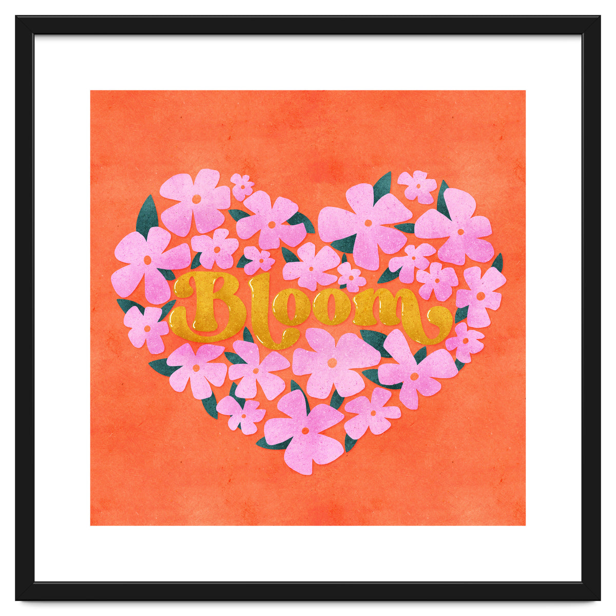 Bloom Floral Heart