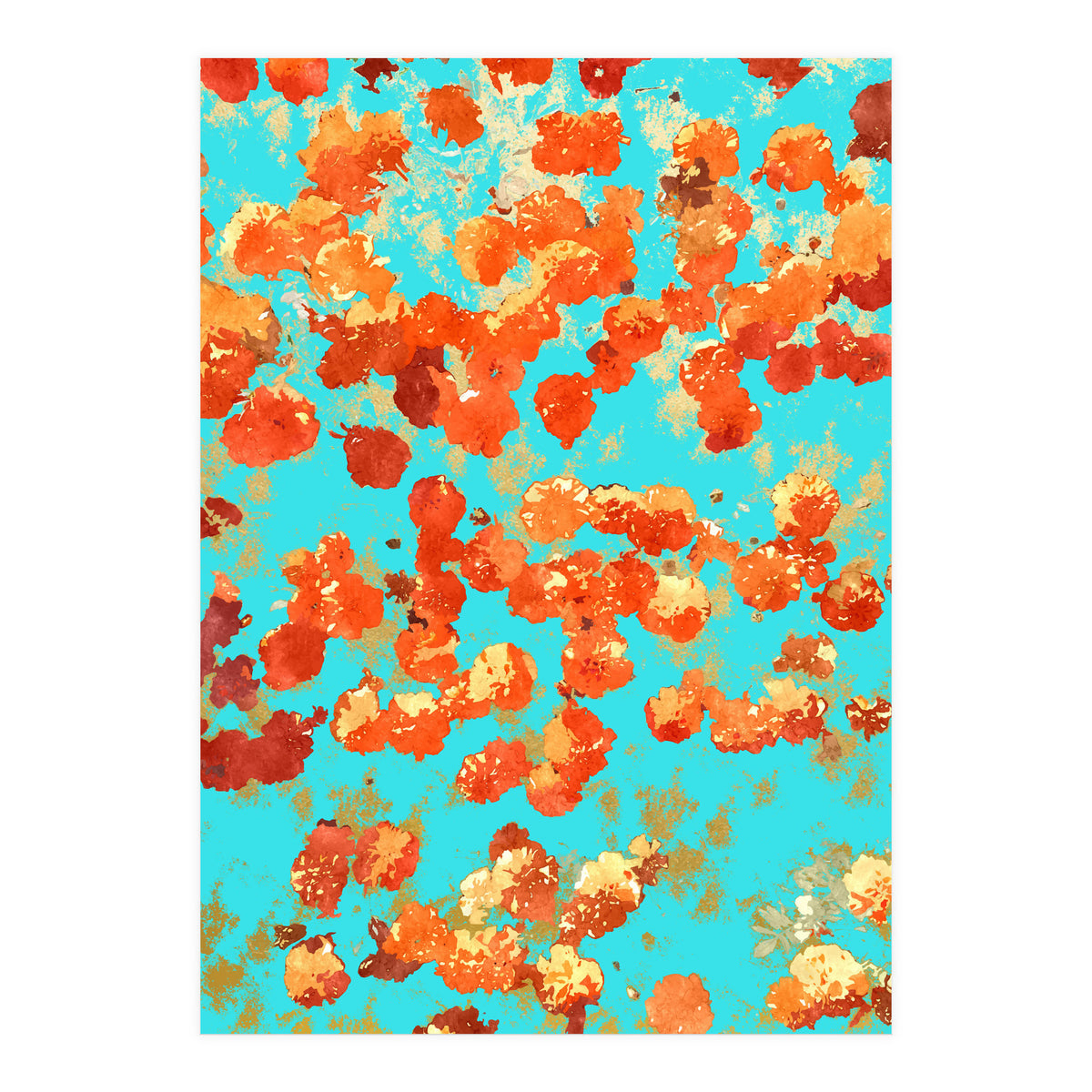 Teal Decor #society6 (Print Only)