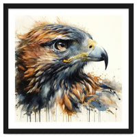 Eagle Gaze Across The Horizon