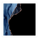 Navy & Rose Gold Agate Texture 09 (Print Only) thumbnail
