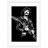 Tony Iommi American Musician Legend In Grayscale thumbnail