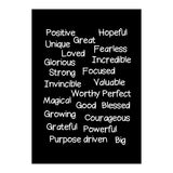 Positive affirmations (Print Only) thumbnail