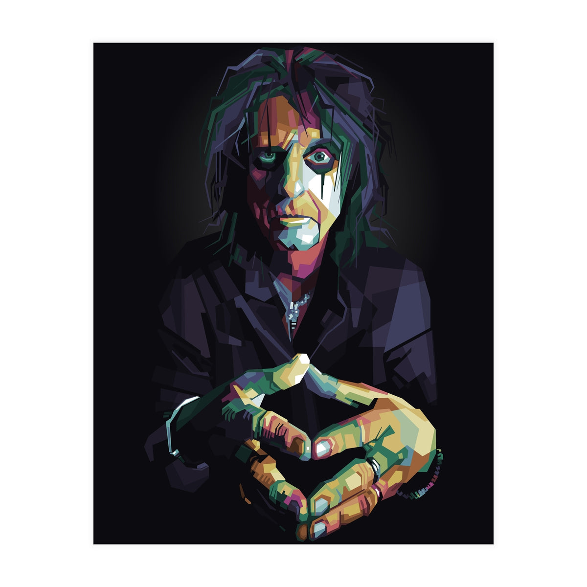 Alice Cooper Pop Art WPAP (Print Only)
