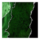 Green & Silver Agate Texture 01  (Print Only) thumbnail