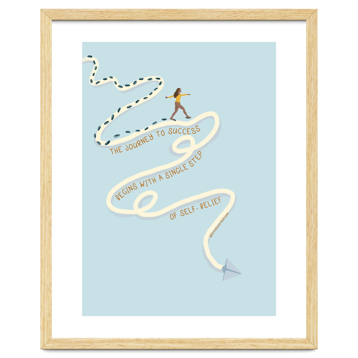 The Journey To Success Begins With A Single Step Of Self-Belief