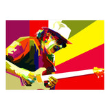 Carlos Santana Latin Guitarist Pop Art Wpap (Print Only) thumbnail