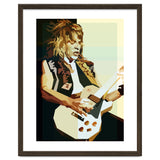 Randy Rhoads Metal Guitarist Retro Illustration thumbnail