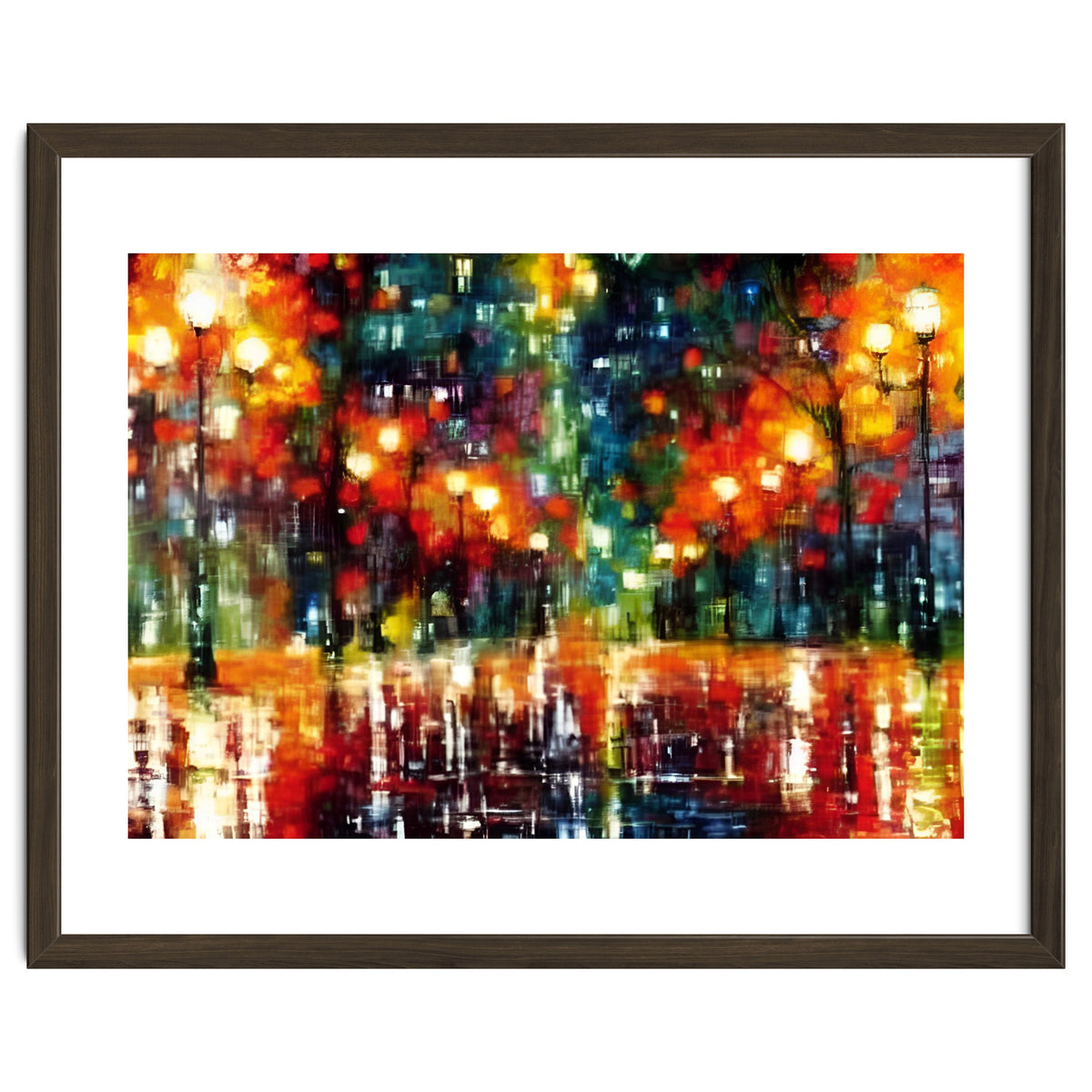 Abstract Contemporary Rainy
