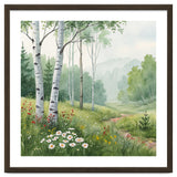 Birch Grove Serenity: A Meadow Wildflower Path thumbnail