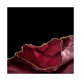 Burgundy & Gold Agate Texture 06  (Print Only) thumbnail