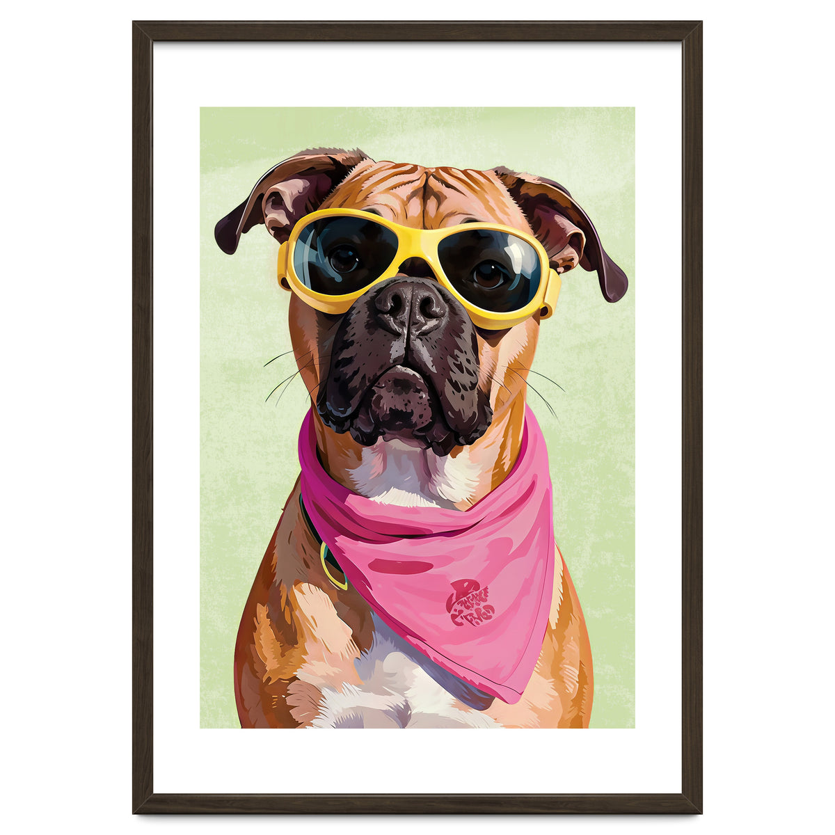 Cool Dog with Sunglasses – Funky Bandana