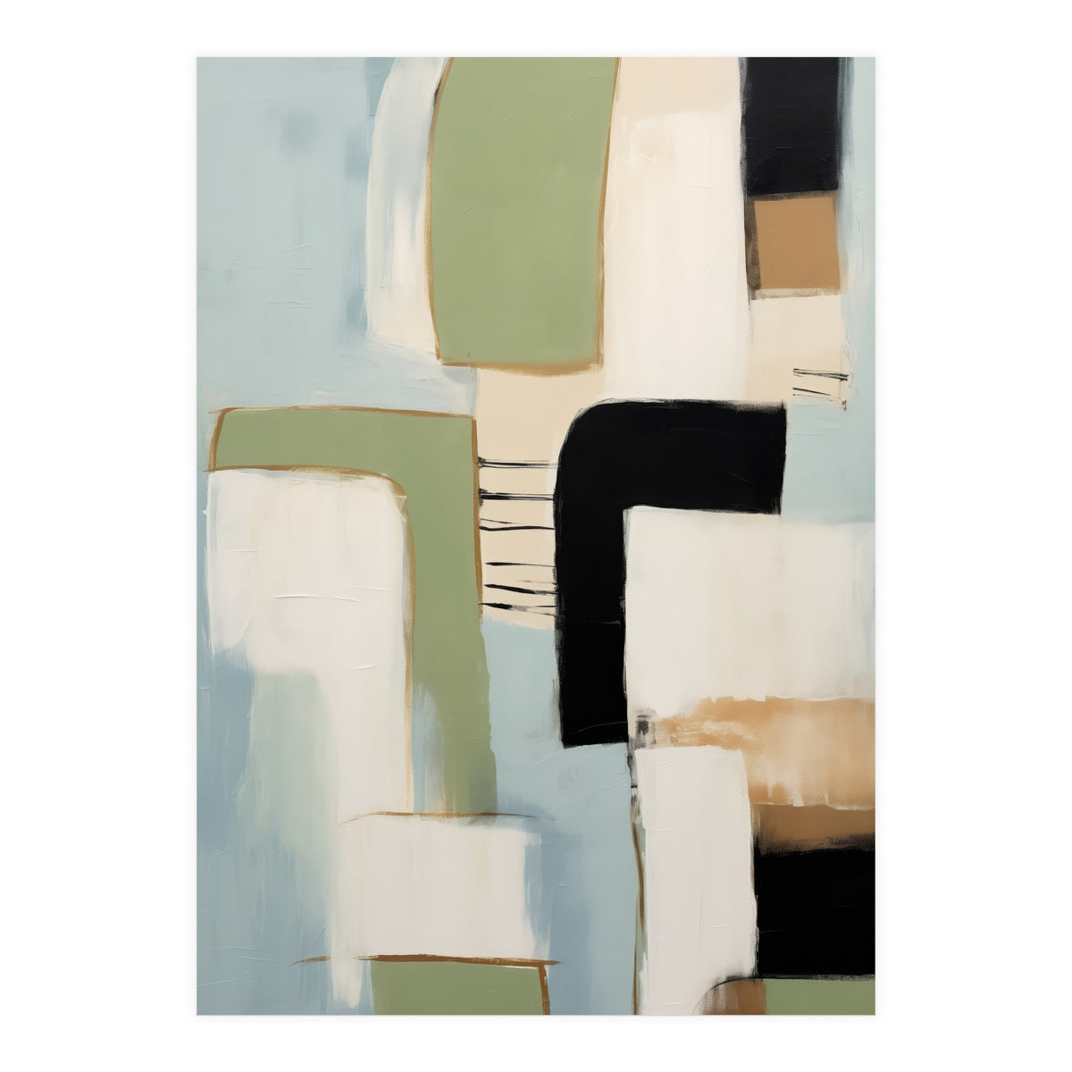 Modern Block Study 1 (Print Only)