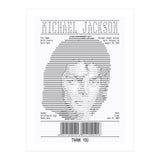 Receipt Art Michael Jackson (Print Only) thumbnail