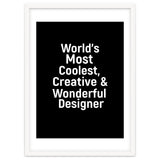 World's most coolest, creative and wonderful designer thumbnail