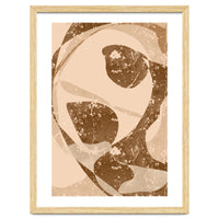 Abstract Brown Scratch