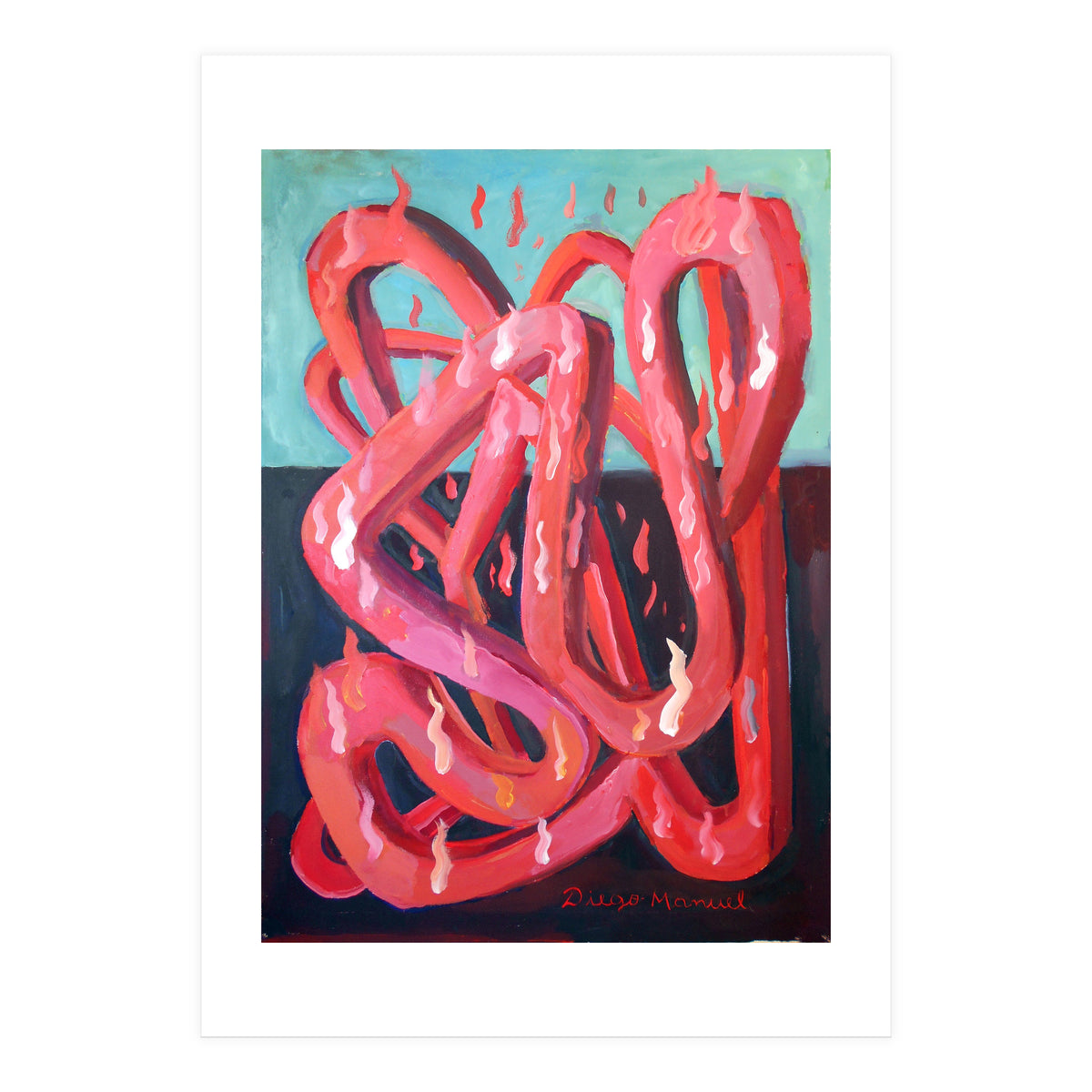 Formas En El Fuego 2 (Print Only)