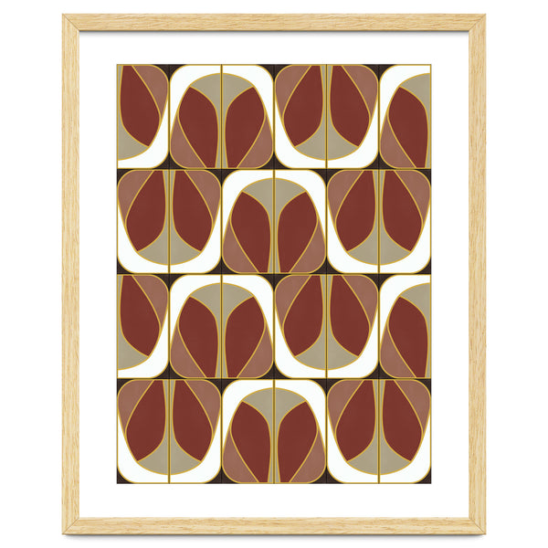 Umber Deco Mixed Tiles
