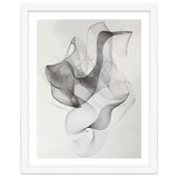Abstract Black And White Swirling Lines Art thumbnail