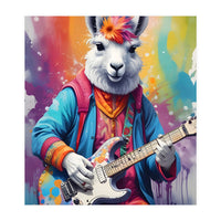 Lama Plays Guitar (Print Only)