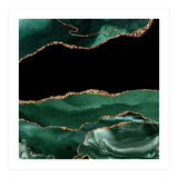Emerald & Gold Agate Texture 01  (Print Only) thumbnail