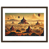 Vintage Bagan Poster, Myanmar thumbnail