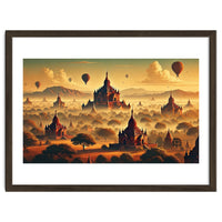 Vintage Bagan Poster, Myanmar