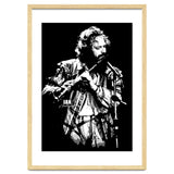 Ian Anderson Rock Music Legend in Grayscale 2 thumbnail