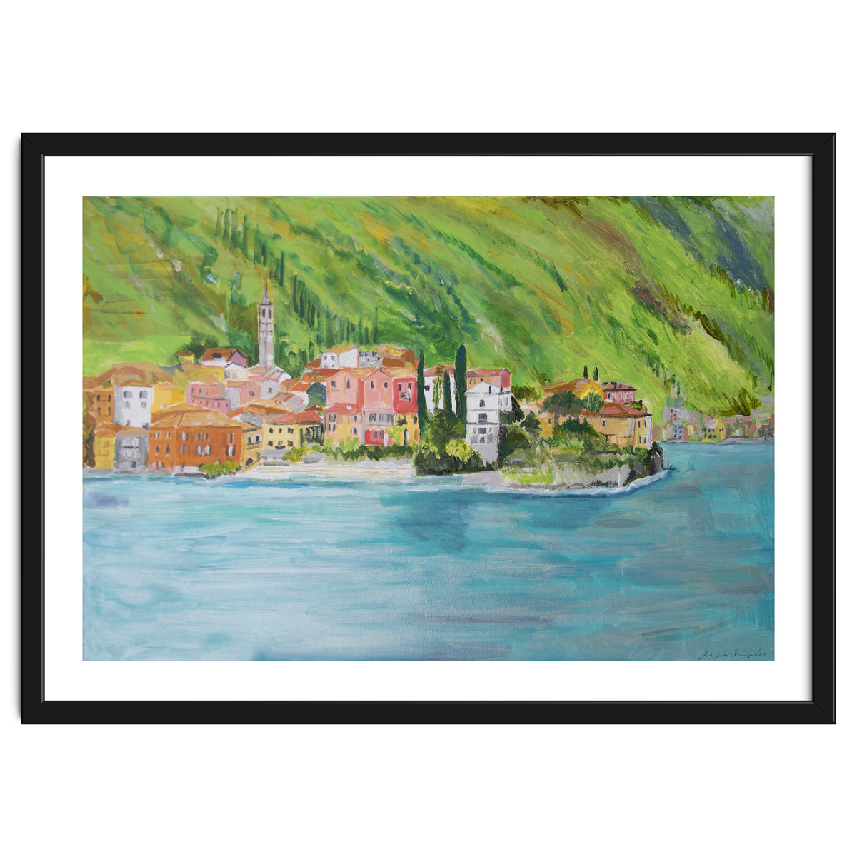 View Across The Lake To Varenna