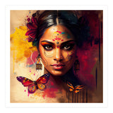 Golden Butterfly Hindu Portrait (Print Only) thumbnail