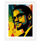 Malcolm X Colorful Abstract Art thumbnail
