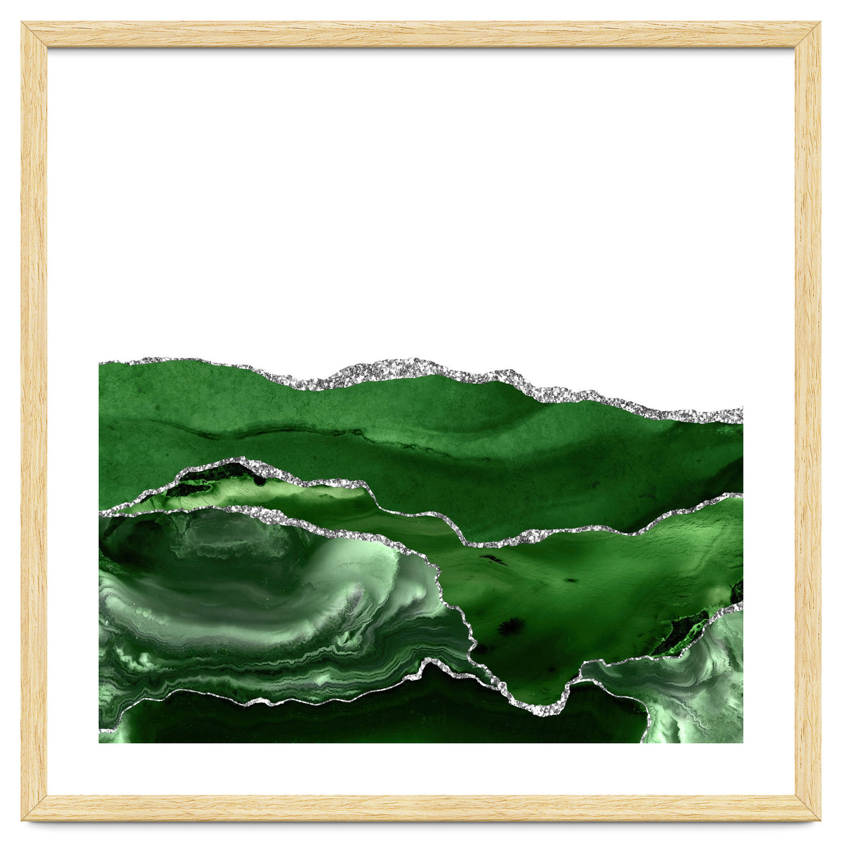 Green & Silver Agate Texture 07