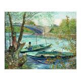 Vincent Van Gogh / 'Fishing in Spring, the Pont de Clichy ', 1887, Oil on canvas, 49 x 58 cm. (Print Only) thumbnail